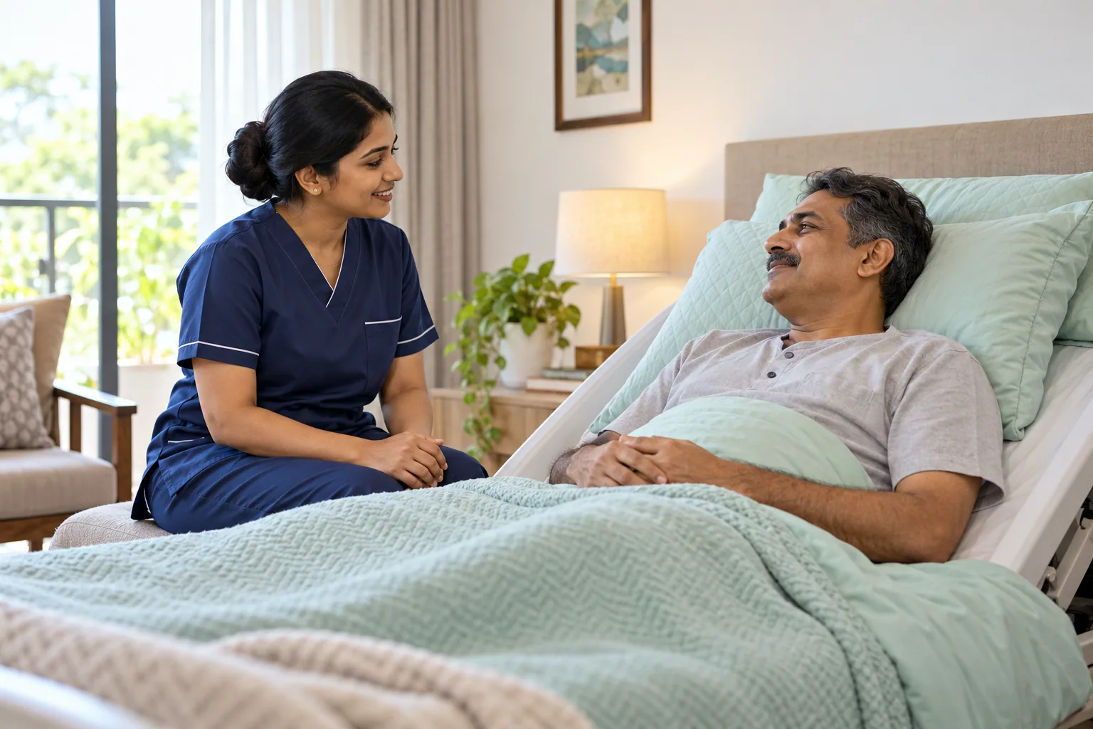 Illustrative home care setting