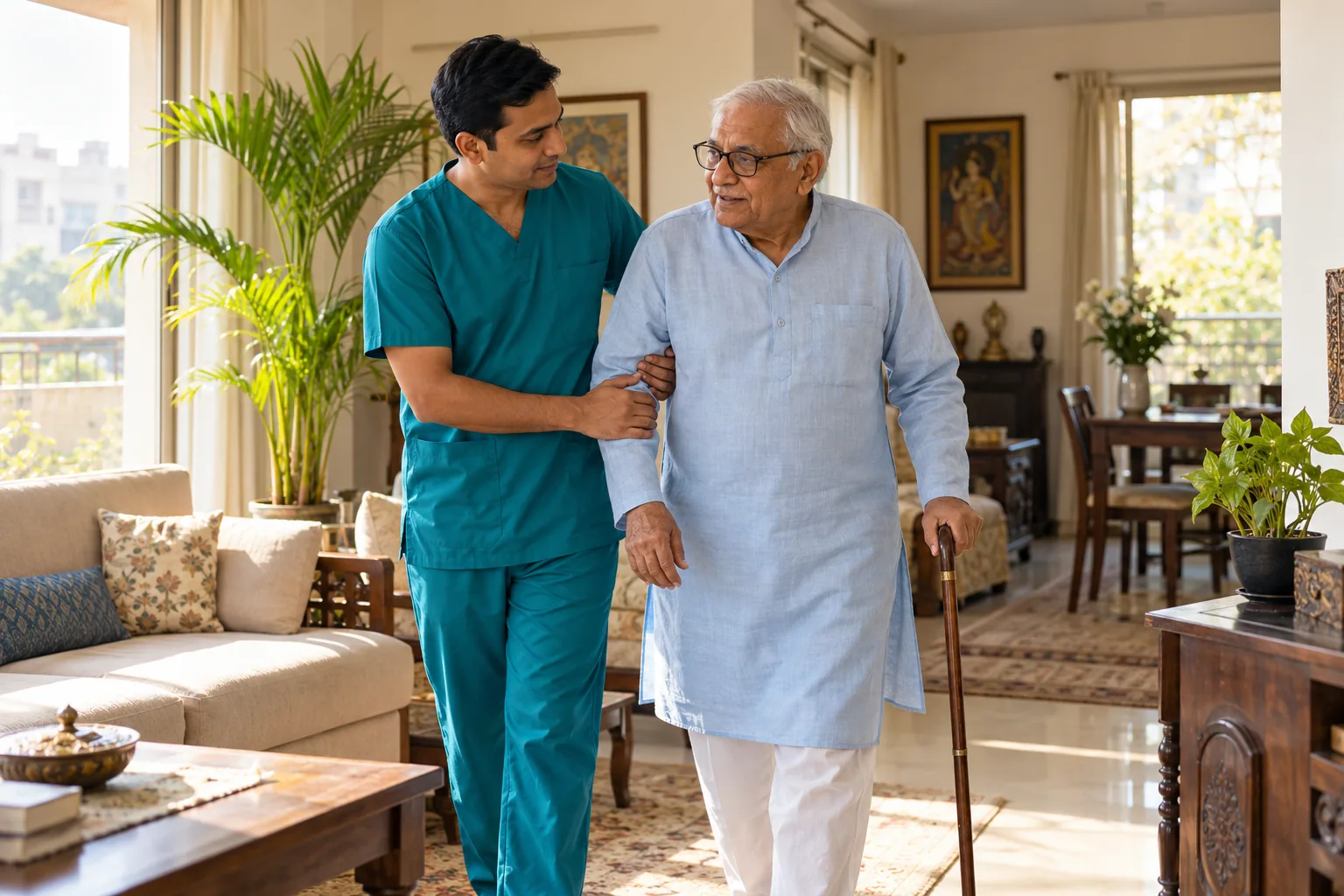Illustrative home care setting