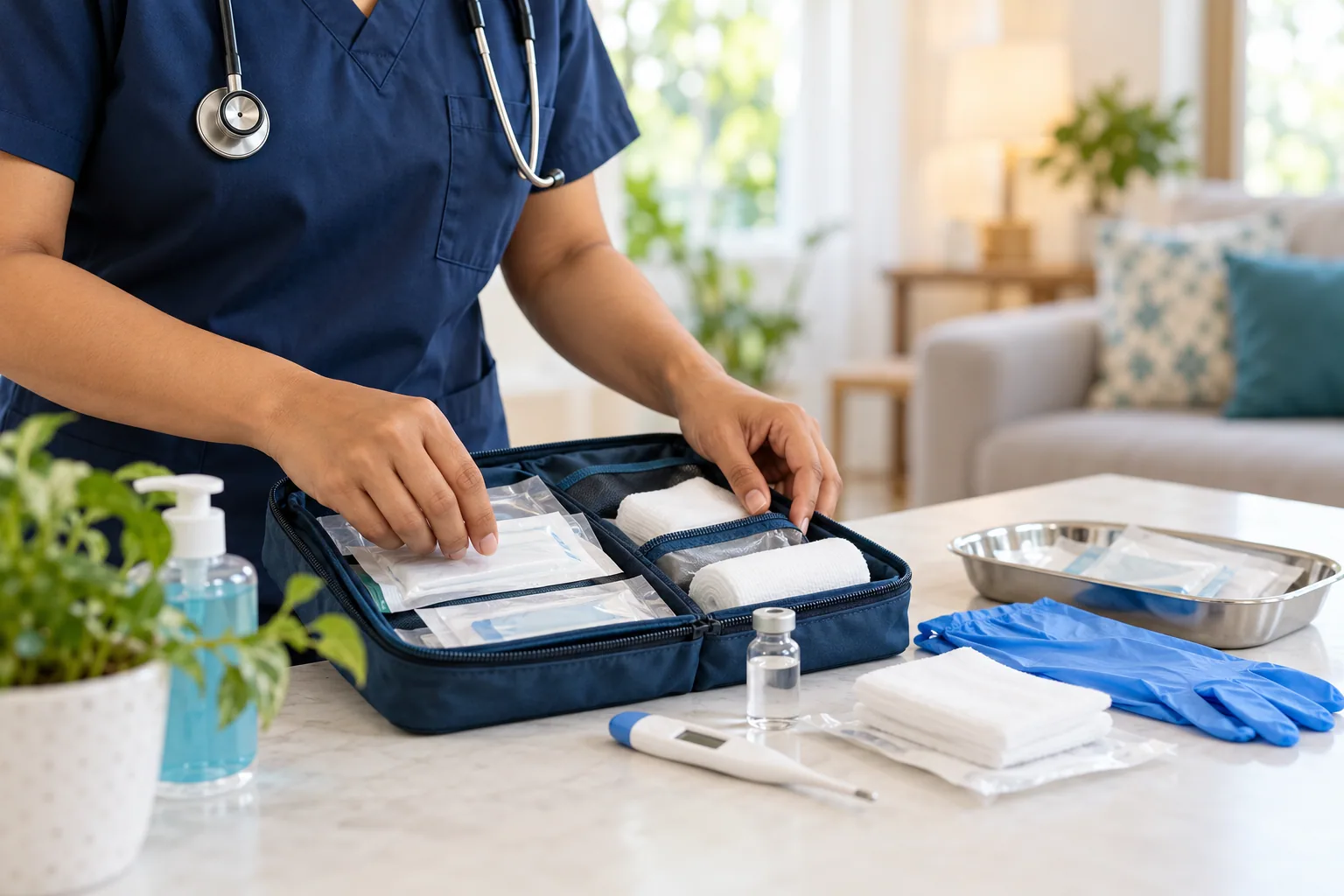 Illustrative home care setting