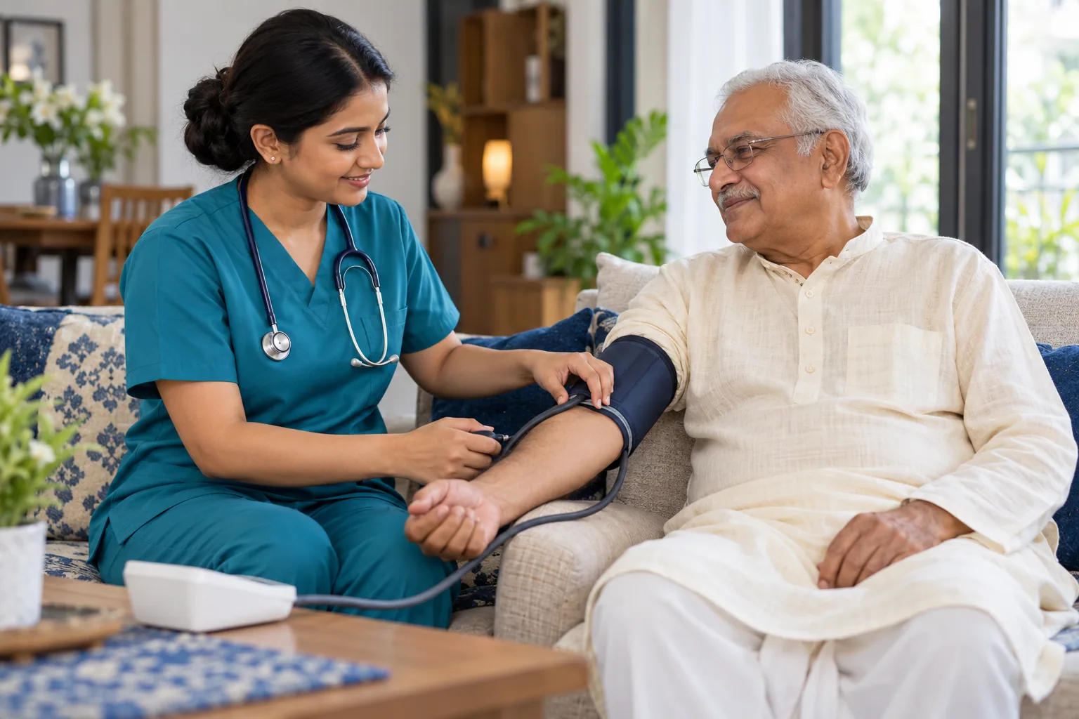 Illustrative home care setting